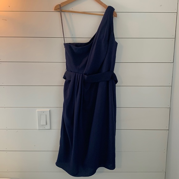 White by Vera Wang - One Shoulder Dress, Size 4 - Picture 1 of 4